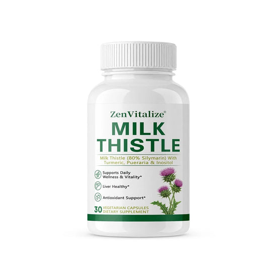 Milk Thistl Liver Caps, Promotes Liver Health & Overall Daily Wellness,30~120CT
