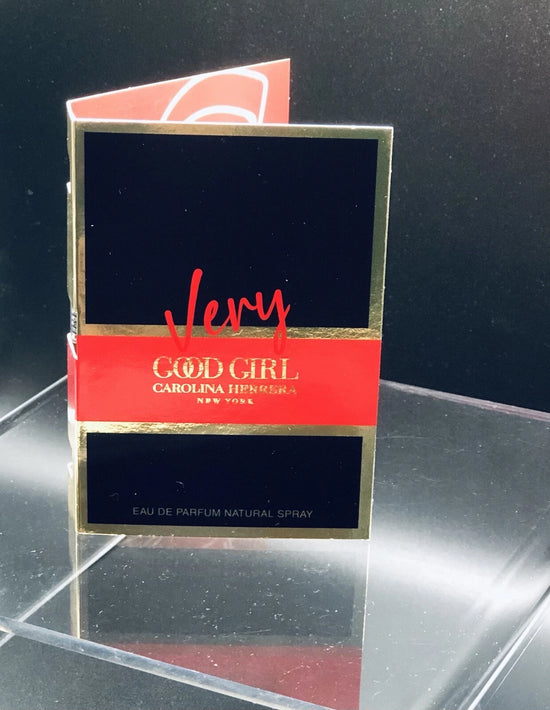 6 Carded Vials Designer Perfume Sample Lot - “Salt” “Very Good Girl” Prada ++ G1