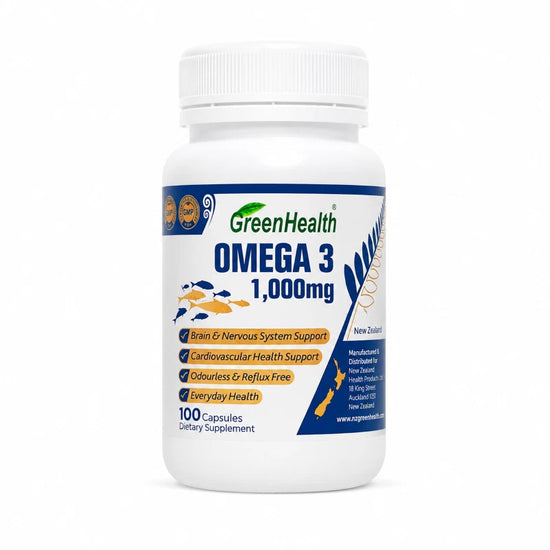 New Zealand Omega 3 1000mg x 100 Capsules