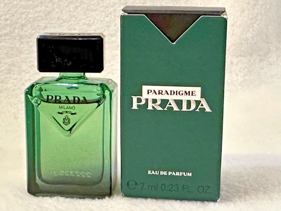PRADA Paradigme Eau de Parfum Mini 7mL / 0.23 fl oz – Travel Size – New in Box